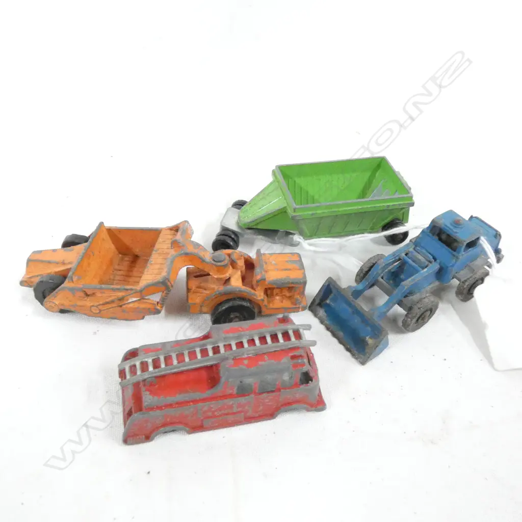 21 Fire Engine / #1 Harvest Bin? #55 Tractor/trailer  & #54 Digger Image 1++
